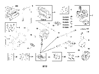 Part Location Diagram of 84001723 Briggs and Stratton Wireform