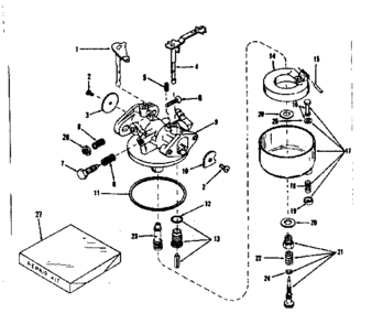 Part Location Diagram of 30855 Briggs and Stratton KIT 404-10 POWER MATCH OREGO