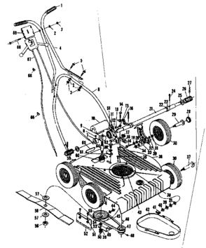 Part Location Diagram of 53700 Generac Panel, Control
