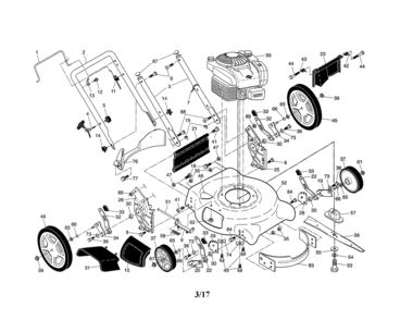 Part Location Diagram of 588912602 Husqvarna Arm