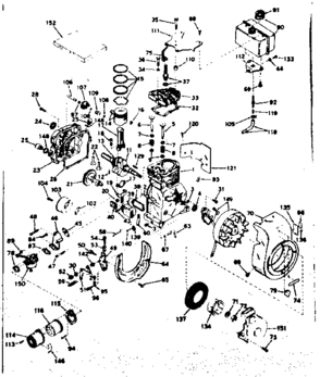 Part Location Diagram of 30651A Craftsman Lever