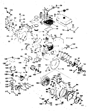 Part Location Diagram of 32007B Craftsman Crankshaft