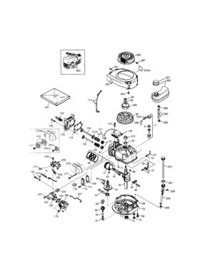 Engine (143.023800) Diagram and Parts List for 143023800  Craftsman Engine