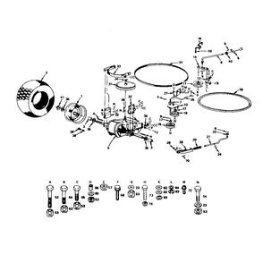 Transmission And Rear Wheel Diagram and Parts List for S252645SAMEAS917252645  Craftsman Lawn Tractor