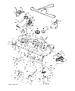 Mower deck Diagram and Parts List for 96042022000  Craftsman Lawn Tractor