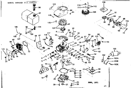 Part Location Diagram of 33287 Craftsman Muffler