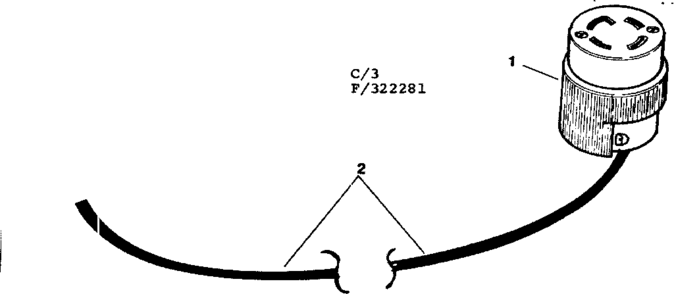 Connection Cord Diagram and Parts List for 580322281  Craftsman Generator
