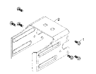 Dislodger bracket assembly Diagram and Parts List for CMXGLAM1143200  Craftsman Log Splitter