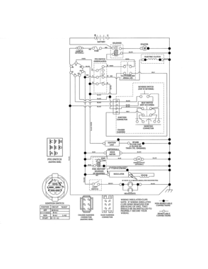 Schematic Diagram Diagram and Parts List for 917204092  Craftsman Lawn Tractor