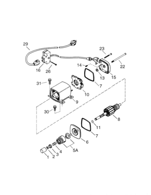 Electric Starter (143.029003) Diagram and Parts List for 143029003  Craftsman Engine