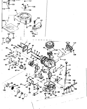 Part Location Diagram of 631448 Craftsman Carburetor