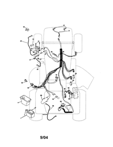 Diagram Diagram and Parts List for 917274750 Type 0 Craftsman Lawn Tractor