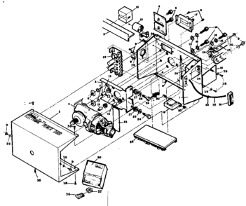 Part Location Diagram of 183G12 Craftsman Rail