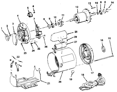 Part Location Diagram of 64638 Craftsman Capacitor
