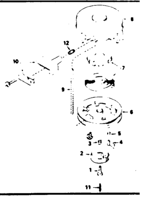 Rewind Starter No. 590420a Diagram and Parts List for 143354022  Craftsman Engine