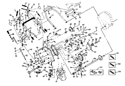 Part Location Diagram of 64579 Craftsman Hex nut, 8-pack