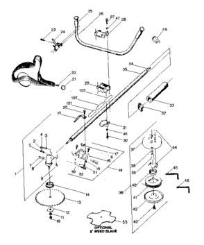 Part Location Diagram of 94444 Craftsman Deflector