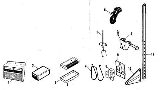 Part Location Diagram of 41D2736 Craftsman Control assembly