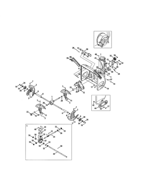 Part Location Diagram of 684-05216-0691 MTD 28" Auger Housing Assembly