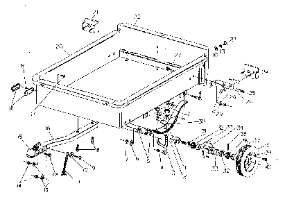 Unit Diagram and Parts List for 28761600  Craftsman Garage and Workshop
