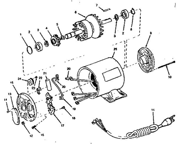 Unit Diagram and Parts List for 11312004  Craftsman Engine