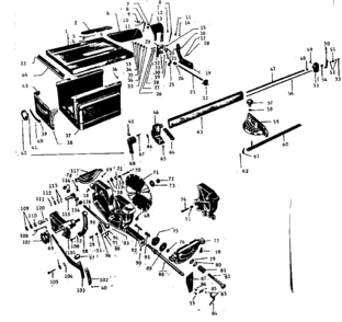 Part Location Diagram of 37731 Tecumseh Engine Shroud