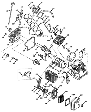 Engine(71/143) 143.965013 Diagram and Parts List for 143965013  Craftsman Engine