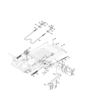 Lift Diagram and Parts List for 247204241  Craftsman Engine