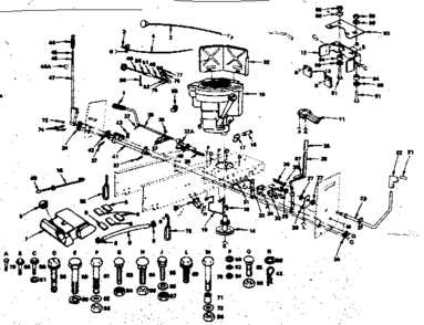 Part Location Diagram of 20P Craftsman Carriage bolt