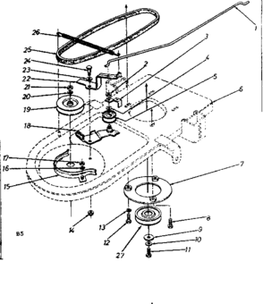 Mower Deck Diagram and Parts List for 247881021  Craftsman Lawn Mower