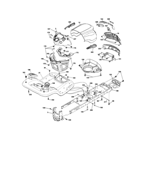 Chassis And Enclosures Diagram and Parts List for 917288360  Craftsman Lawn Tractor