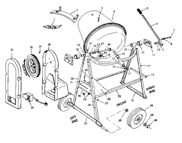 Part Location Diagram of 7427 Craftsman Owner's manual