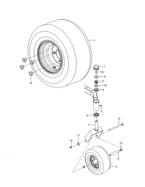 Wheels & Tires Diagram and Parts List for 917277710  Craftsman Engine