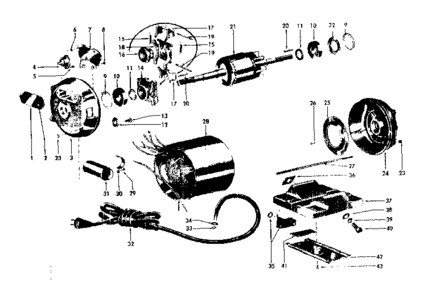 Part Location Diagram of 25193 Ridgid Power Pack