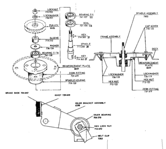 Part Location Diagram of 4563 MTD CLIP-BELT