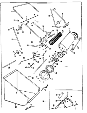Unit Parts Diagram and Parts List for 53679963  Craftsman Lawn Tractor