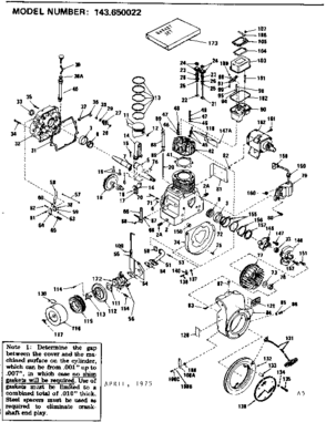 Part Location Diagram of 35472 Tecumseh Air Cleaner Bracket Assembly