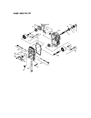Pump-bdu-10l-122 Diagram and Parts List for 917BDU-10L-122  Craftsman Lawn Tractor