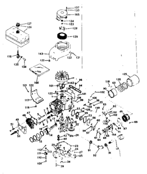 Part Location Diagram of 31758 Craftsman Fuel tank