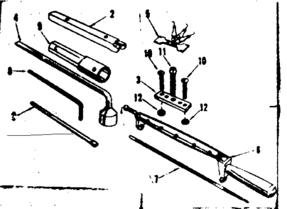 Optional Equipment Diagram and Parts List for 91762808  Craftsman Chainsaw