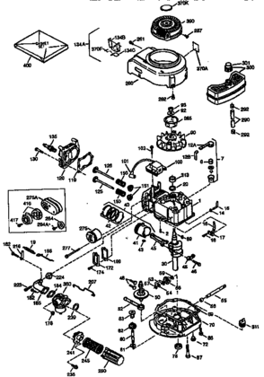 Engine (71/143) 143.964016 Diagram and Parts List for 143964016  Craftsman Engine