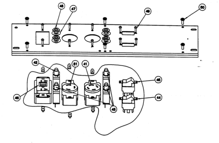 Control Assy Diagram and Parts List for 919679580  Craftsman Generator