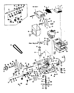Part Location Diagram of 47844 Craftsman Hub
