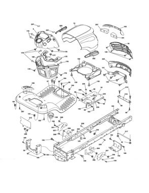 Chassis & Enclosures Diagram and Parts List for 917990380  Craftsman Lawn Tractor