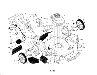 Part Location Diagram of 437517X479 Craftsman Handle