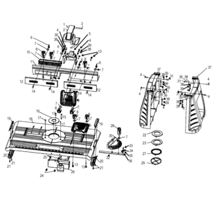 Router Table Assy Diagram and Parts List for 32037596  Craftsman Router