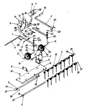 Replacement Parts Diagram and Parts List for 486243020  Craftsman Lawn Tractor
