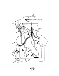 Diagram Diagram and Parts List for 917272056 Type 0 Craftsman Lawn Tractor