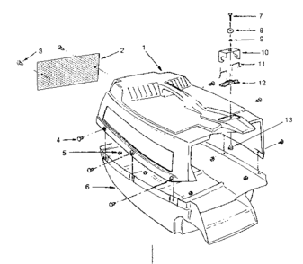 Replacement Parts Diagram and Parts List for 56210064  Craftsman Lawn Mower