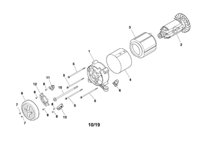 Alternator Diagram and Parts List for CMXGGAS030730  Craftsman Generator